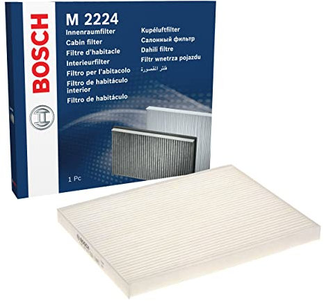 Bosch M2224 Standard Cabin Filter, Replacement Filter - Filters Pollen and Dust for Cleaner Air Inside the Vehicle