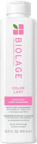 Biolage Color Last Conditioner - Protects & Preserves Color Treated Hair, Hydrates & Repairs Damaged Hair, Adds Shine, Vegan, Paraben-Free, 13.5 Fl Oz