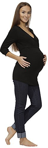 YESET Umstandsjeans Jeans Umstand Hose Jeanshose lang Stretch Bauch Jeans 48