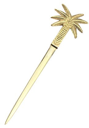 New Coconut oder Datum Palme Brieföffner Umschlag Messer Schreibtisch Zubehör