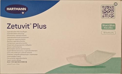Paul Hartmann AG Zetuvit Plus Saugkompressen steril 10x20cm, 10 Stück
