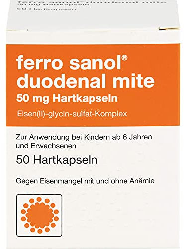 FERRO SANOL duo mite 50mg Hartk.m.msr.üb.Pe 50 St