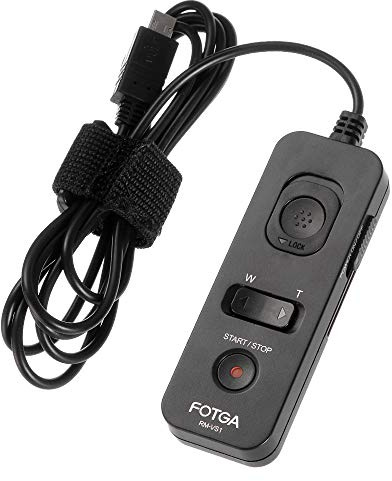 Fotga 59Inch RM-VPR1 Remote Control Shutter Release Cable for Sony A1 A9 A7 A7S A7RV A7R II III IV A9III A6500 A6600 RX100 M7 RX100M6 M4 M5 RX10M3 M4 A77 A99 II FDR-AX700 FX2 FX3 FX30 ZV-1