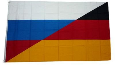 Fahne/Flagge Deutschland/Russland NEU 90 x 150 cm