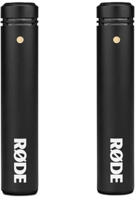 RØDE M5 Microfono a Condensatore da ½ Compatto a Diaframma Piccolo (Coppia Abbinata) per Produzione Musicale e Registrazione di Strumenti