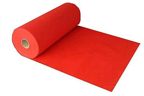 PARTYRAMA.CO.UK 5 Metre Prestige Exhibition Red Carpet Runner 1 Metre Wide