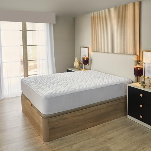 Pikolin Home - Protector de Colchón Acolchado Tencel™ Impermeable | 180x190/200cm | Cubrecolchón | Hipertranspirable | Termorregulador | Absorbente