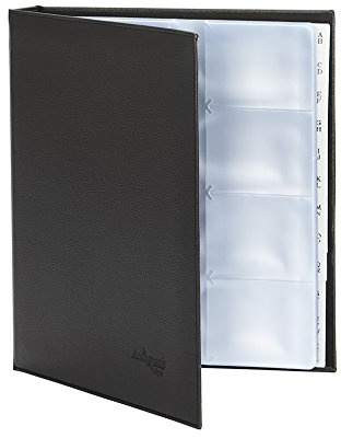 PARDO 617501 visitkortbok professionell, A4, svart