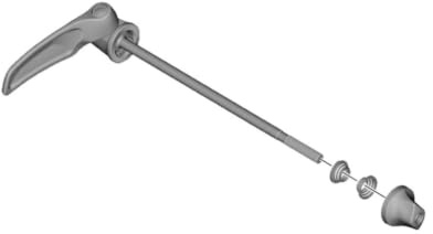 Shimano Fh-M3050/Fh-Tx800 Schnellspanner, Black, 170 mm