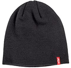 Levi's Otis Beanie, Gorro de punto Unisex adulto, Azul (Blue), Medium (Talla del fabricante: S/M)
