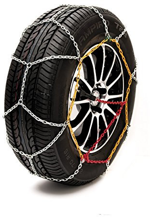 Sumex Husky Winter Classic Alloy Steel Snow Chains for 18 Car Wheel Tires (245/45 R18)