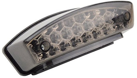 GOOFIT LED Motocicletta Retro Freno Luce Lampada Coda Segnale Luce Stop Indicatore Lampadina Sostituzione per Scooter Bike ATV
