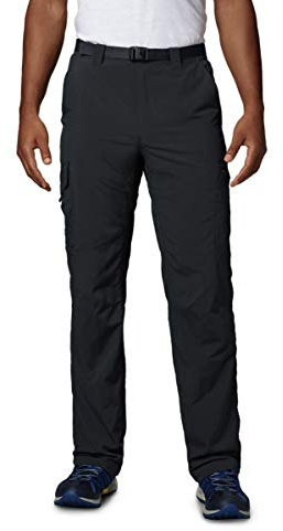 Columbia Men's Silver Ridge Cargo Pant, Black, 34W x 30L