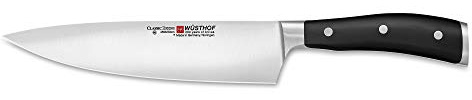 Wüsthof Kochmesser, Classic Ikon (4596-7/20), 20 cm Klingenlänge, geschmiedeter Doppelkropf, rostfreier Edelstahl, extrem scharf