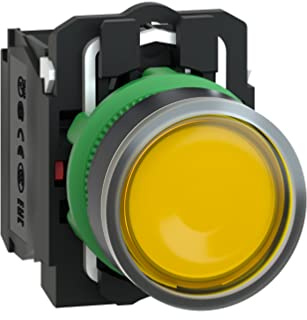 Schneider Electric Harmony XB5 Drucktaster beleuchtet Tafelmontage, Wechselschalter, 1-polig