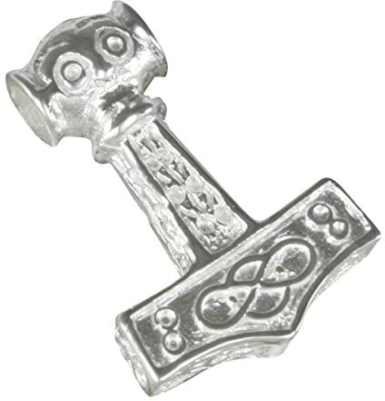 AFP Pequeño Martillo de Thor colgante de plata 925