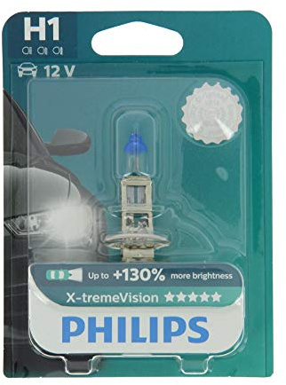 Philips X-tremeVision +130% H1 Scheinwerferlampe 12258XV+B1, Einzelblister, Single blister