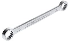 GEDORE Double-ended ring spanner, AF 13+15 mm, Straight, Flat, Slender, Bi-hex, UD profile, Spanner, 4 13X15