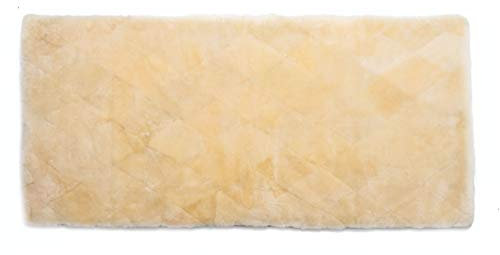 Reissner Lammfelle | MB-P-80/180 | Lammfell Betteinlage | medizinisch gegerbtes Merino Schaffell | Patchwork Qualität | 80x180cm