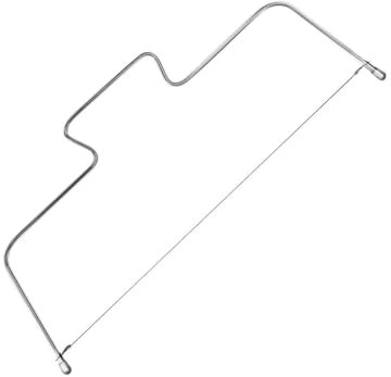 FMprofessional 21556.0 Tagliatorte in Filo d'Acciaio con 2 Fili di Ricambio, Acciaio, Argento, 34 cm