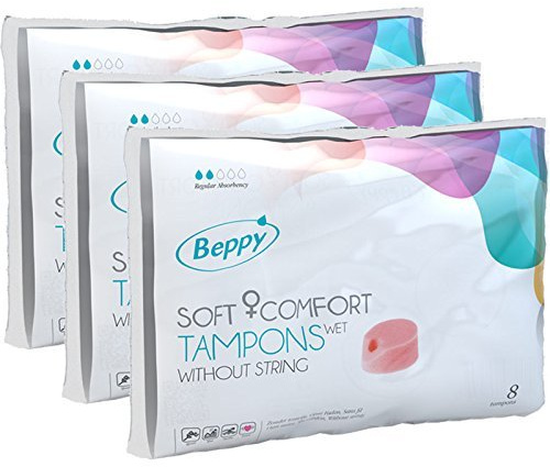Beppy Comfort Tampons (wet) pack of 3
