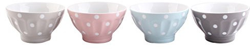 Borella Casalinghi Pois Scodella Colazione, Ceramica, Colori Assortiti, 1 pezzo
