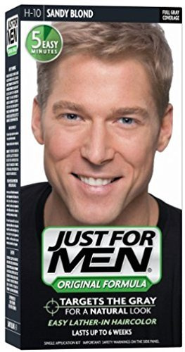 JUST FOR MEN Hair Color H-10 Sandy Blond 1 ea (Pack of 2) by Just for Men