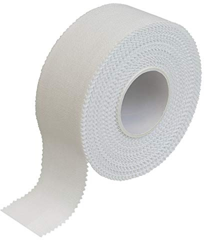 BB Sport Fingertape 2,5cm x 10m Sport Tape Set 1/3 / 6/12 / 24 Rollen Klettertape Tapeverband Weiß Unelastisch Gelenk Sporttape