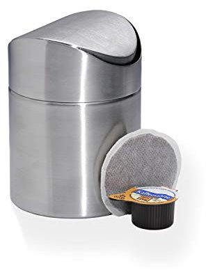 chg 3187-00 Pattumiera da tavolo, altezza: 13,0 cm, diametro: 9,5 cm