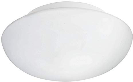 Eglo Lampada da soffitto Ella, Ø 35 cm, lampada da parete a 2 fiamme, lampada da soffitto in acciaio e vetro bianco opalino satinato, lampada per soggiorno, cucina, ufficio, corridoio, attacco E27