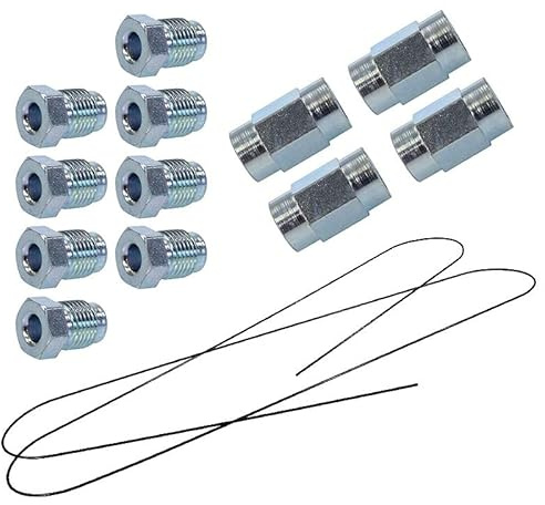 BESTPRICE ATP 1x 5m Rolle Bremsleitung, inkl. Bremsleitungsverschraubung &