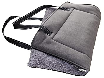 Nobby Matte/Tasche eckig Shanta, grau 90 x 60 cm, 1 Stück
