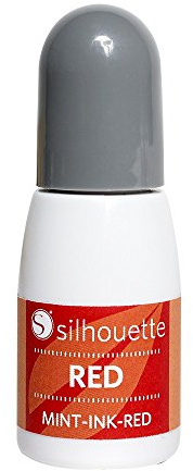 Silhouette Mint Stempel Farbe in 18 Varianten 5 ml, Farbe:Rot