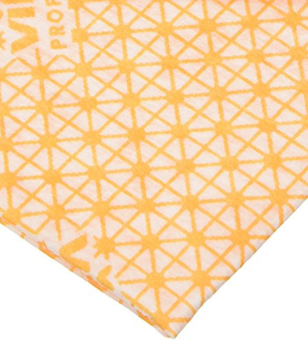 Vileda 106402 Medium Weight Cloth, Yellow (Pack of 10)