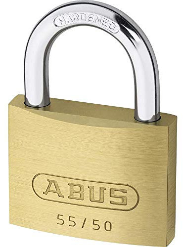 Abus - 55/50 50mm Messing Vorhängeschloss Gleichschließend 5501 - ABUKA02874