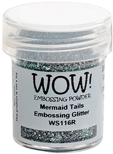 Wow Embossing Powder WS116R Embossing-Puder, 15 ml, Meerjungfrauenschwanz