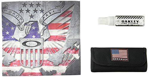 Oakley Kit de Nettoyage de lentilles de Rechange pour Adulte Drapeau des États-Unis 0 mm