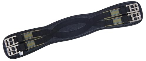 Kincade Anti-Chafe Shaped Elastic Dressage Girth, Black, 45cm/18