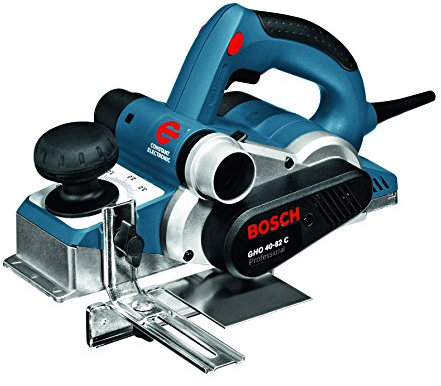 Bosch Professional Hobel GHO 40-82 C (Leistung 850 Watt, inkl. Staubbeutel, Parallelanschlag, Falztiefenanschlag, 1x Hobelmesser, Einlage, L-BOXX)