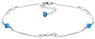 Elli Damen Fußschmuck mit Kristalle