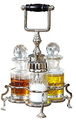 LOBERON Ampolliera Fayetteville, trasparente/argento