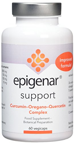 Epigenar Curcumin Oregano Quercetin Complex 60 Vegi Capsules, 30 g