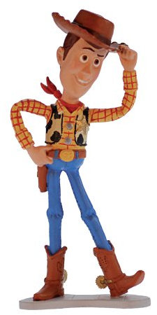 Bullyland 12761 – Leksaksfigur cowboy Woody från Disney Pixar Toy Story, ca 10 cm, detaljrik, perfekt som en liten gåva för barn från 3 år