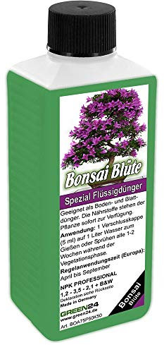 Bonsaidünger Blüten- und Fruchtgehölze HIGHTECH, Premium Flüssigdünger aus der Profi Linie