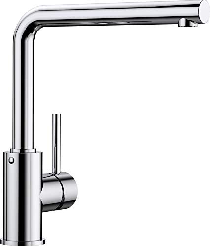 BLANCO MILA | Küchenarmatur in chrom | Hochdruck | Rückflussverhinderer | Keramik Kartusche | Gesicherte Wasserqualität & wassersparend