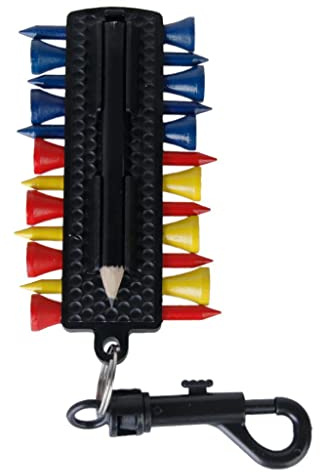 Generic Carrito de Golf para tee Caddy Keeper, Acrylic, Negro
