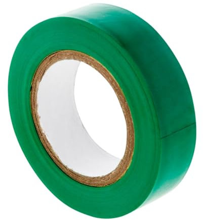 Zenitech - Nastro Adesivo Isolante 0,15mm PVC - Rotolo 15mm x 10m per Lavori Elettrici - Resistente e Facile da Riconoscere - Ideale per Fai Da Te e Riparazioni - Verde - 10m