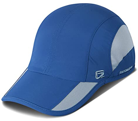 GADIEMKENSD Mens Quick Dry Sports Hat Lightweight Breathable Baseball Caps UPF50+ Soft Outdoor Run Cap Blue