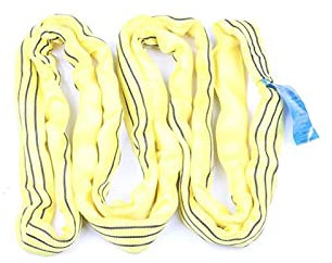 2x Rundschlinge 3000 kg / 3 t Tragkraft 2m Nutzlänge | 4 m Umfang | Hebeschlinge Kranschlinge extrem hohe Festigkeit