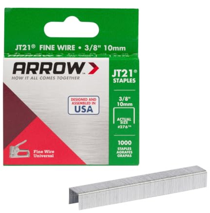 Arrow T27 häftklamrar box 1000 10 mm 3/8-tums